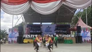Sappele Sappele (Permainan Tradisional) SMP N 1 Pangururan pada acara Festival Desa Situngkir