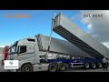 Erik Duus A/S med deres nye Kel-Berg korn tiptrailer 59 m3 og deres Kel-Berg jord tiptrailer 37 m3