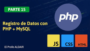 Registro de Datos en HTML + PHP + Bootstrap y MySQL | Conexión a Base de Datos PHP con MySQL