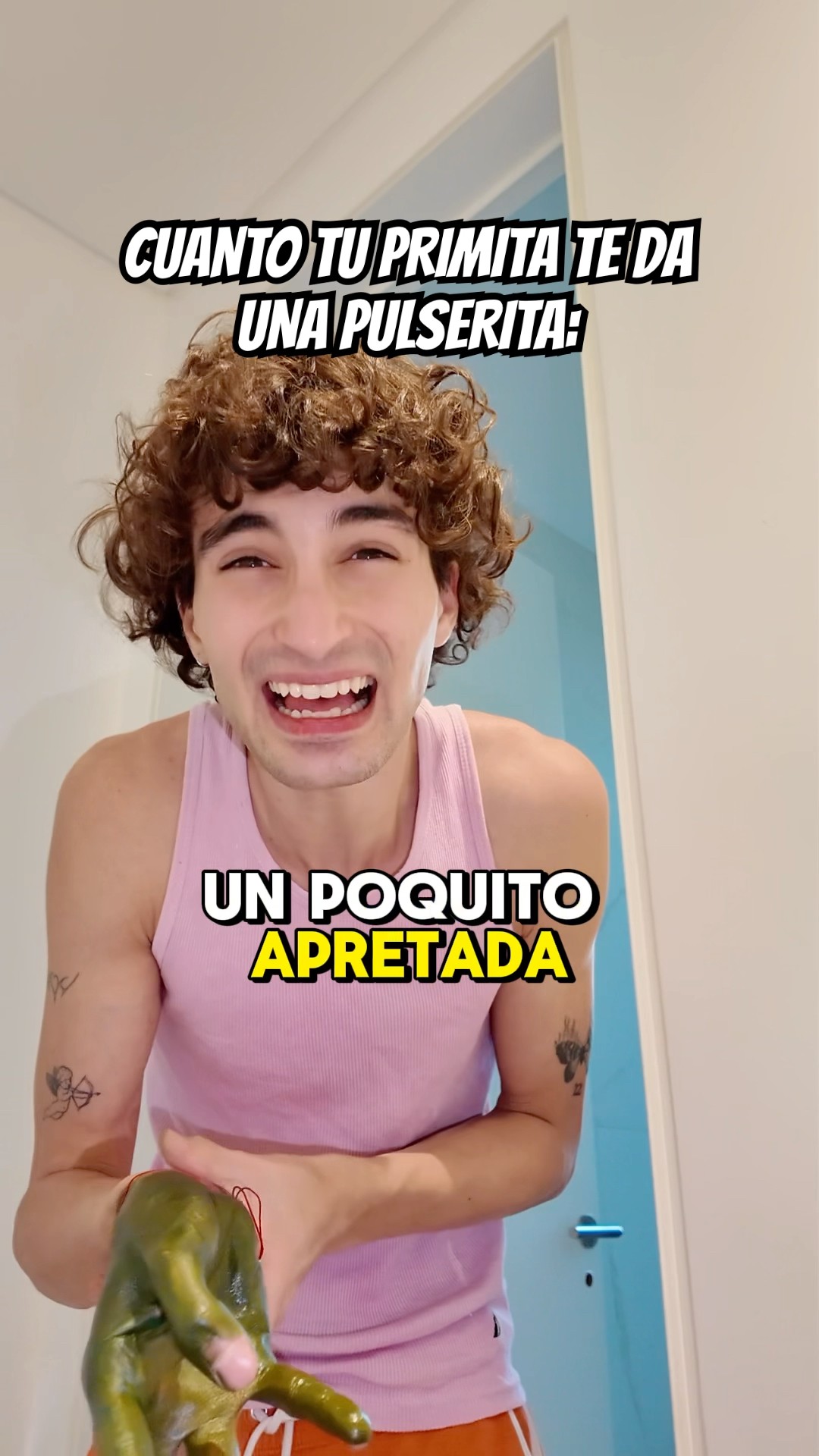 MI MANO ESTA VERDE