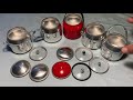 Como hacer tapaderas para ollitas de latas de aluminio