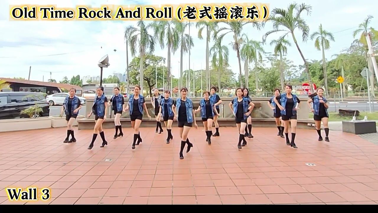 Old Time Rock And Roll- Line Dance-Choreo:Janet ( Zhen Zhen )Ge (CN)June 2025