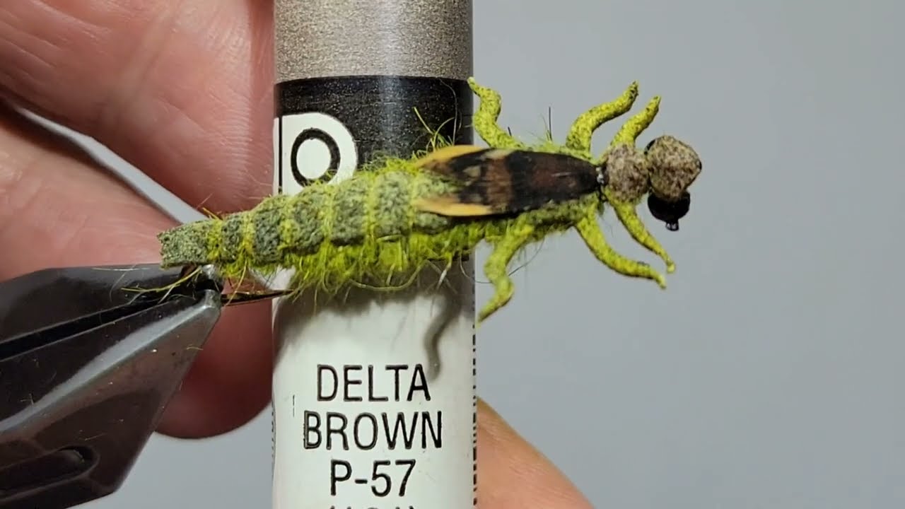 Artistic Fly Tying: Creating a Lifelike Dragonfly Larva Fly