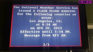 HILARY'S WRATH! (EAS MEGA Compilation) EAS Alerts from 8/18 - 8/21/23