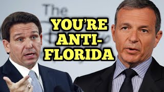 Bob Iger Slams Ron DeSantis Over Reedy Creek & Disney Parks