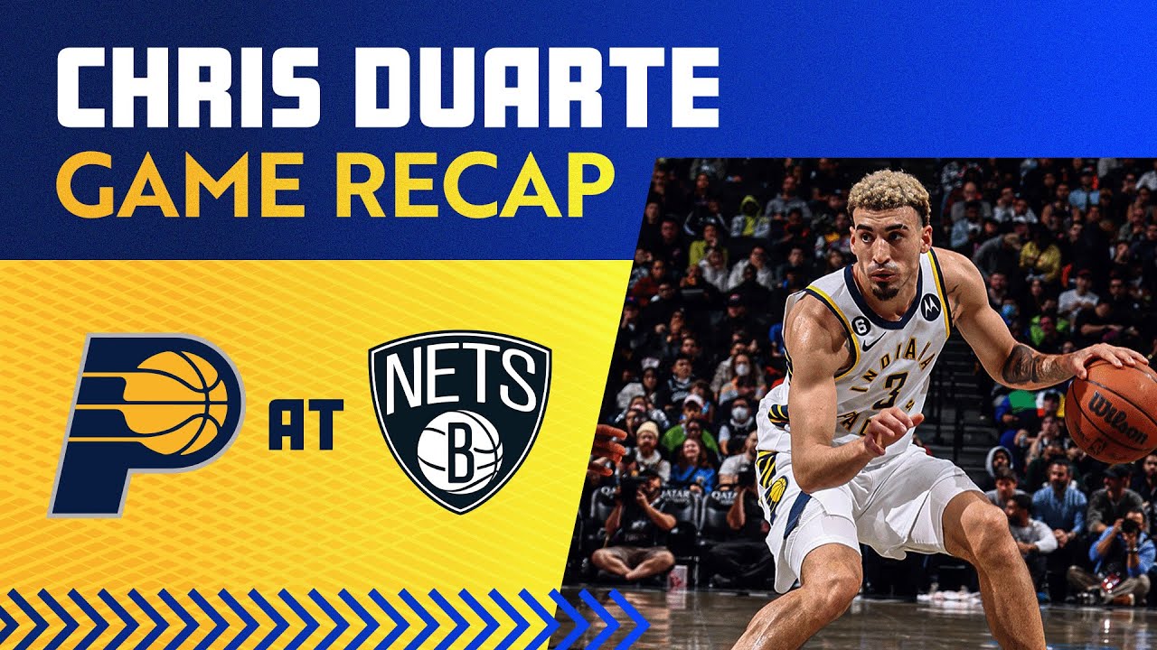 Pacers lose to Nets despite 30 points from Chris Duarte