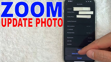 ✅  How To Change Update Zoom Profile Picture 🔴