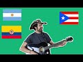 Comparing Latino Music from Colombia, Puerto Rico and Argentina