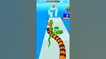 Snake run race game level 20 #shortsfeed #gaming #shorts #trending