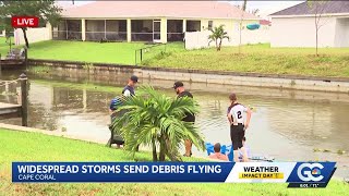 Severe storms send debris flying and bring flooding to Cape Coral Wealth