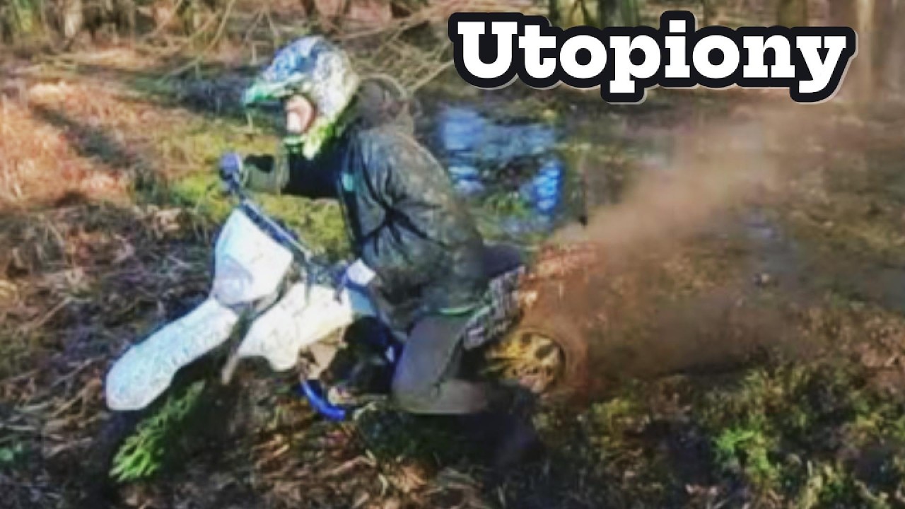 Bagna po kolana / Mocne katowanie moto / Full gas w błocie