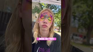 Barbie Face Paint! #Barbie #Barbiemovie #Barbiegirl #Facepaint #Facepainting #Barbiethemovie #Shorts