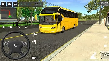 Indian sleeping bus driving coach bus driver simulator gameplay Ac Bus Android game sweet brother 🔥