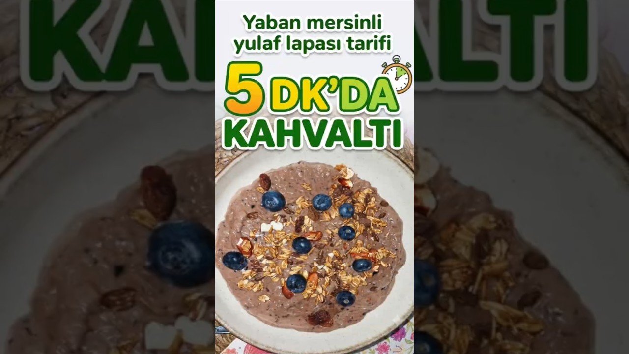 Yaban Mersinli Yulaf Lapası🫐 #glutenfree #tarif #pratiktarifler #shorts Yaban Mersinli Yulaf Lapası🫐 #glutenfree #tarif #pratiktarifler #shorts