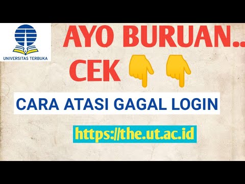 Cara Atasi gagal login di the.ut.ac.id