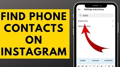 How to Find Phone Contacts on Instagram (2023)
