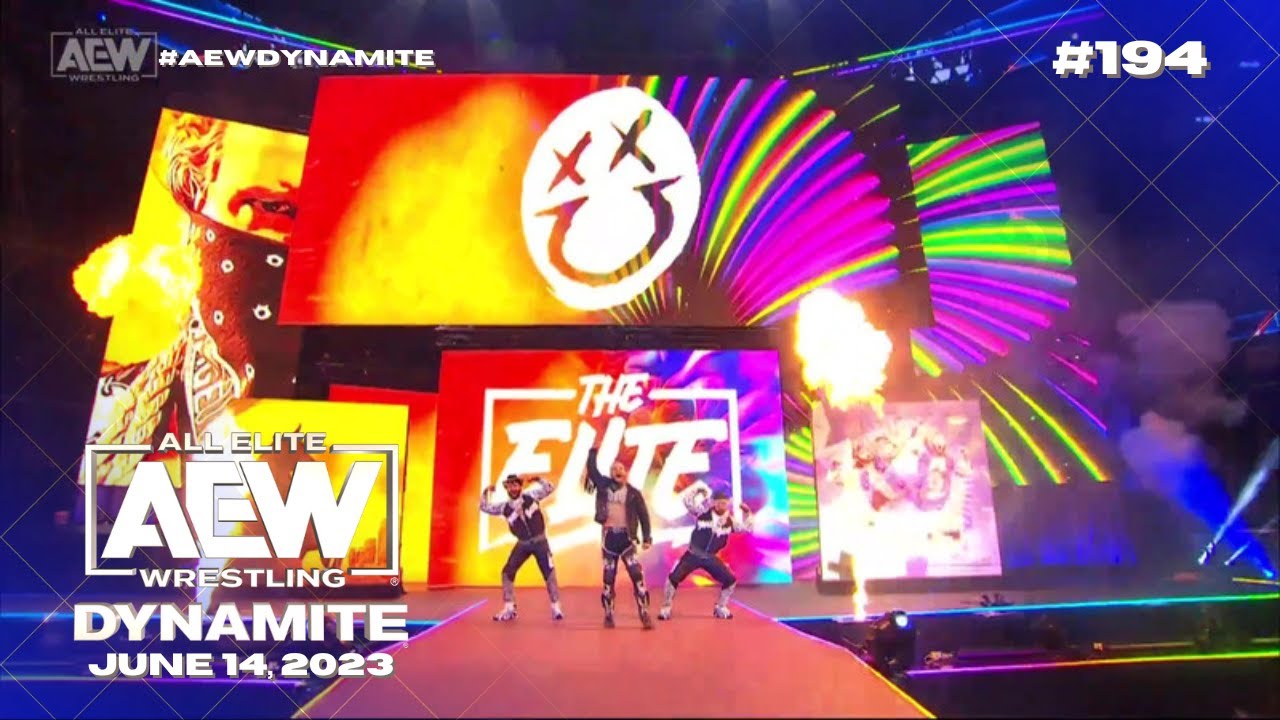 The Elite entrance AEW Dynamite, June 14, 2023 YouTube