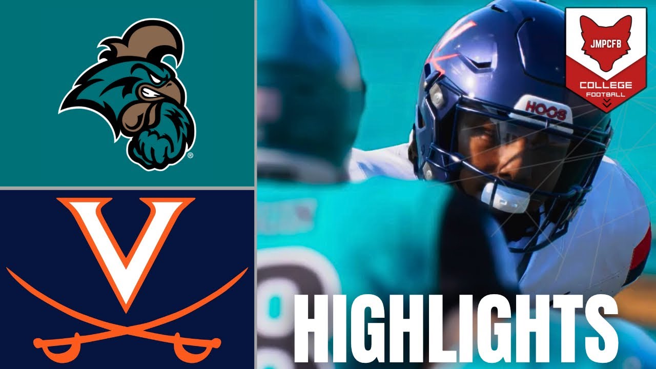 CFB WEEK 1 | Coastal Carolina vs Virginia | Full CFB Highlights on JSN ...