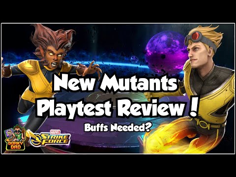 New Mutants Are Just Ok? Is That Ok? | Weaknesses Examined & Fix Ideas | Marvel Strike Force | MSF