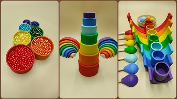 ASMR Beads Bells Balls Oddly Satisfying Reverse Video