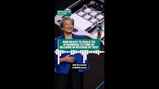 Celebrity AMD is ready to scale its AI business to tens of billions in revenue by 2027, CEO Lisa Su says. 💰💸 Profile
