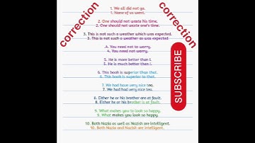 sentence correction part 1 #generalknowledge #english #ppscpreparation  #ppsc