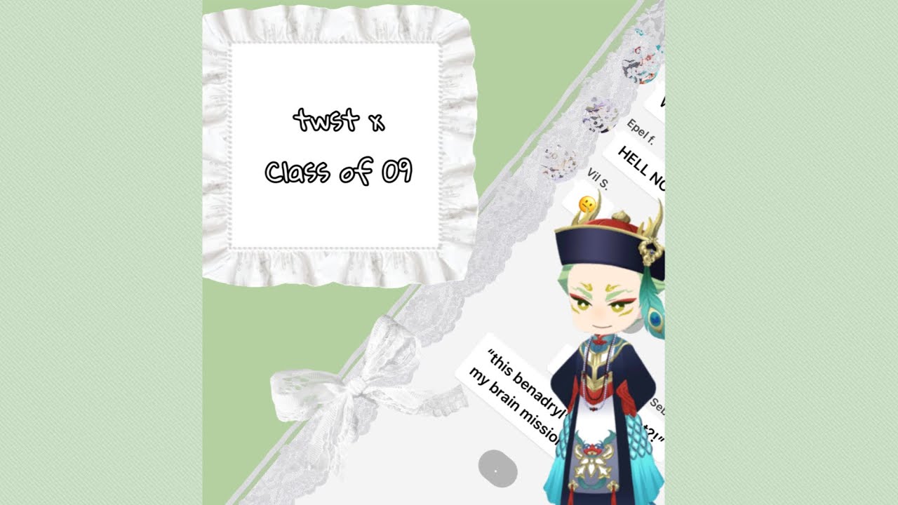 TWST x class of 09 || the hat man & the flip side intro || texting skit