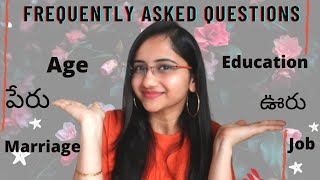 My detailed Intro in Telugu😍  | Frequently asked Questions | Madhurikrishna | Voice of Vasapitta