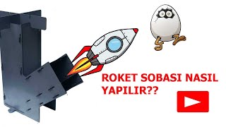 Roket Soba [Jet Ocak] Nasıl Yapılır? | Roket Kamp Sobası Yapımı | DIY Rocket stove construction