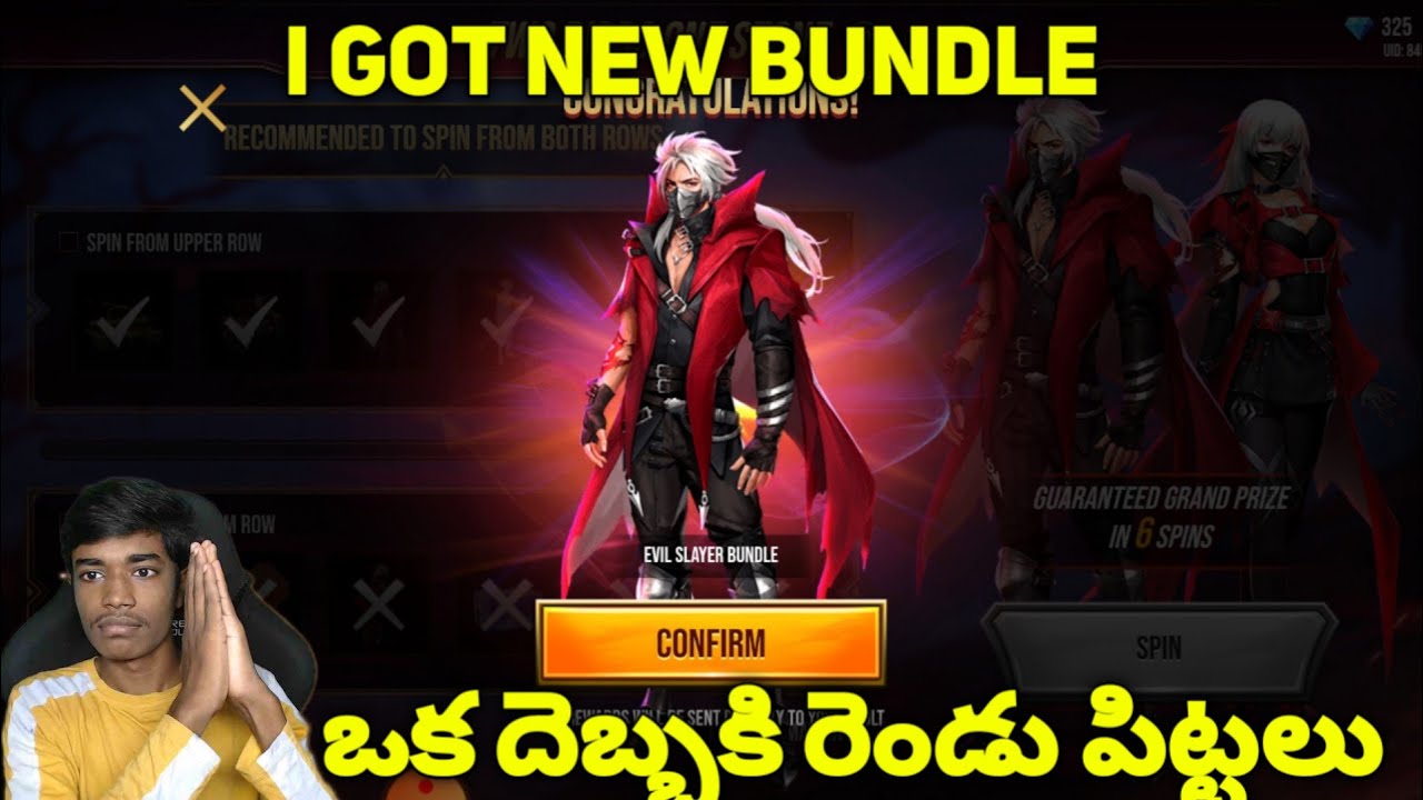 I Got New Bundle - Two Birds One Stone New Event Free Fire Telugu