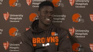 David Njoku: When I was told I smiled, then I got back to work