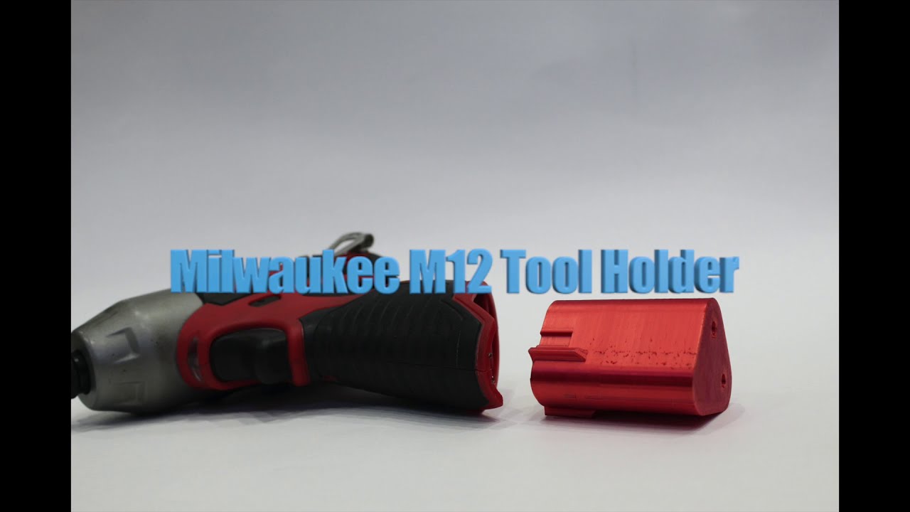 How to make Milwaukee M12 and M18 tool holder YouTube