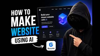 I Built a FULL Website Using AI in Minutes 🤯 | Base44 Tutorial