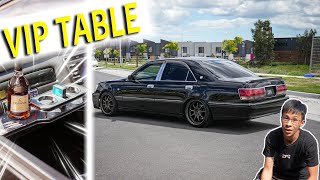 Installing a YAKUZA VIP TABLE onto the Toyota Crown JZS171!