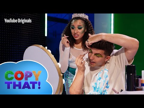 Teaching Preston How To Do Make Up | Copy That!