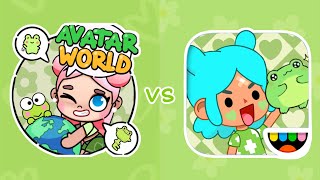 Avatar world vs Toca world choose💚GREEN GIFT/ Toca boca / Pazu💚