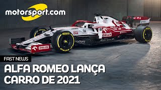 ALFA ROMEO 2021: Veja carro com "PINTURA INVERTIDA" e como equipe busca SAIR do FUNDO do grid