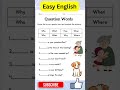 Easy English Wh -Questions #class #english #easylearning #easy #education