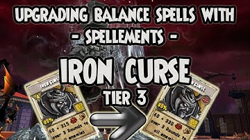 Wizard101: ⚖️Upgrading BALANCE Spells with SPELLEMENTS - IRON CURSE - Tier 3⚖️