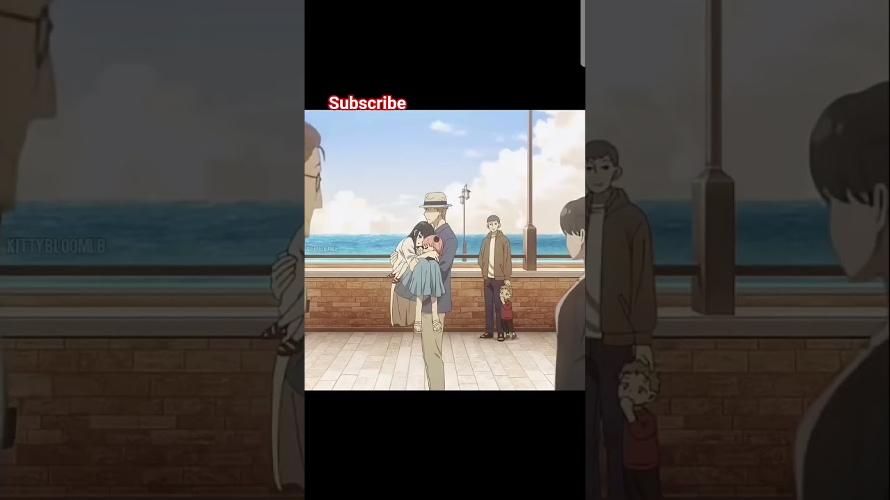 Loid Carries Yor And Anya Spyxfamily Beach