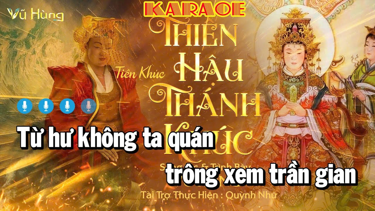 KARAOKE THIÊN HẬU THÁNH KHÚC - Sáng tác & Trình bày VŨ HÙNG / Nhạc tiên khúc mới nhất 2025