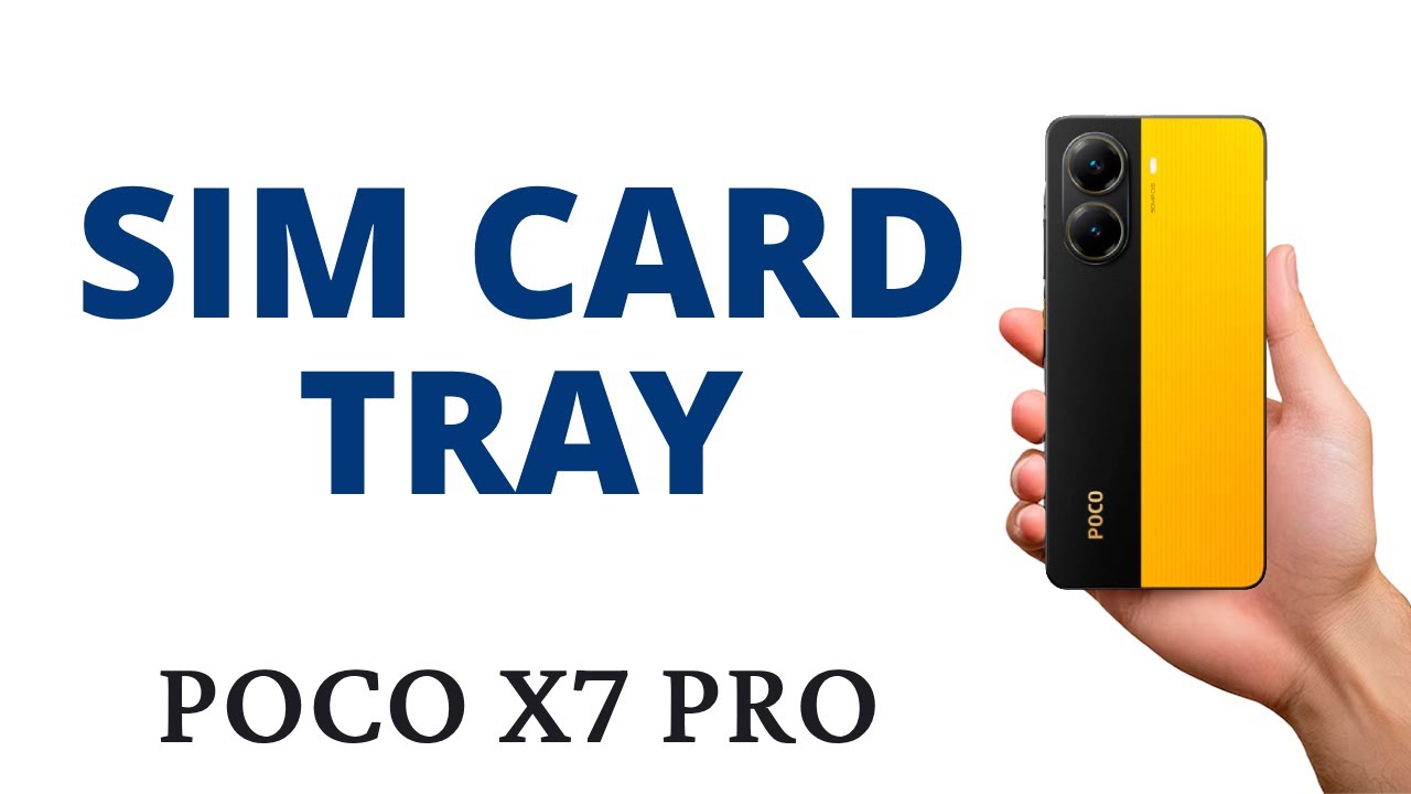 How to REMOVE the SIM CARD TRAY on the POCO X7 PRO! - YouTube