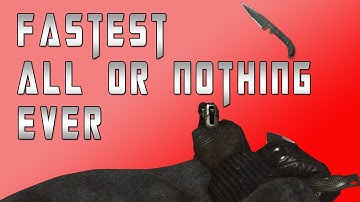 MW3 || Fastest All or Nothing Ever 50sec