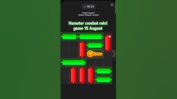 Hamster kombat mini game 15 august| hamster kombat puzzle