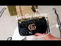 GUCCI GG Marmont Mini Unboxing | My First Luxury Bag ✨