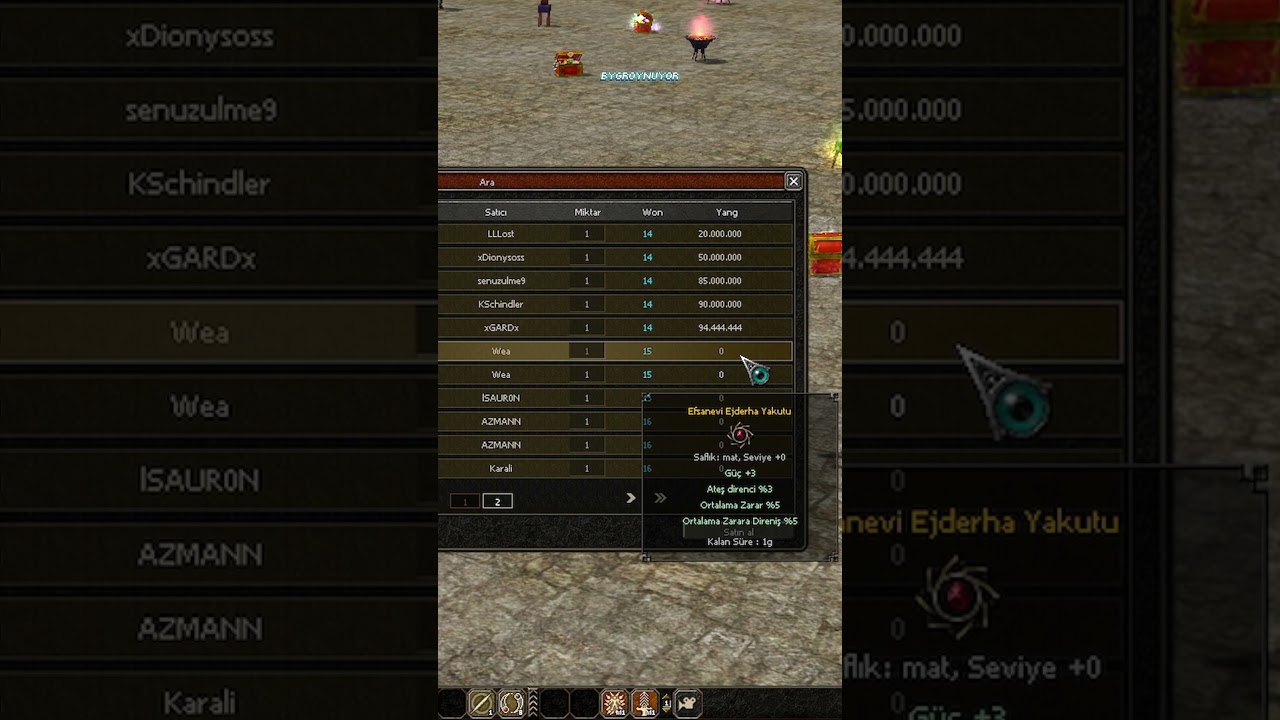 GİDEN GİTMİŞTİR | METİN2 ZEPHYR