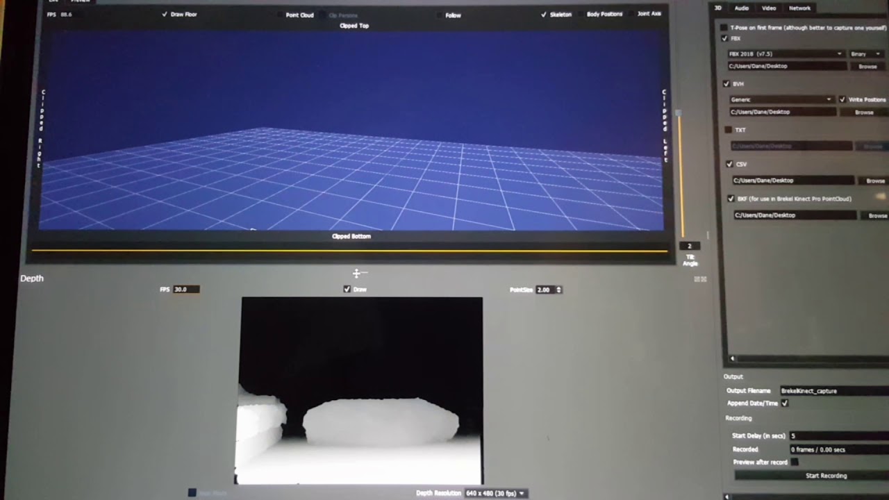 3D Motion Capture with Kinect - YouTube