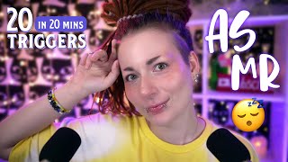 20 ASMR TRIGGERS in 20 minutes FOR SLEEP 😴