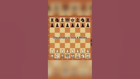 Checkmate In Just 4 Moves|#brilliantmove#chess#puzzle #chessgame #shorts #ytshorts#yt #youtube#trend