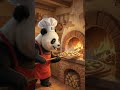 Panda Making Pizza in Italy! 🐼🍕 İtalya'da Şef Panda! #shorts